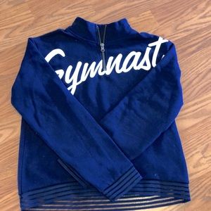 Justice pull over sweat shirt